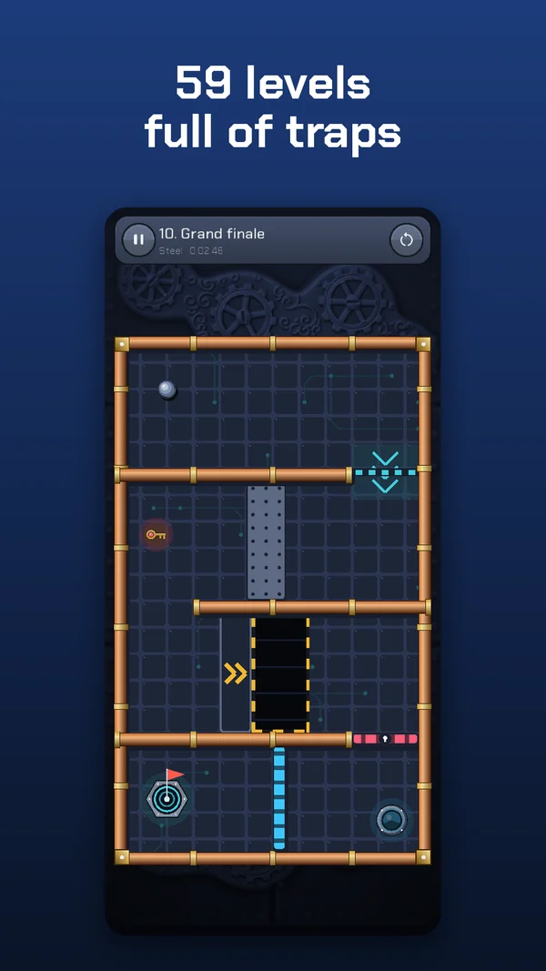 59 levels full of traps