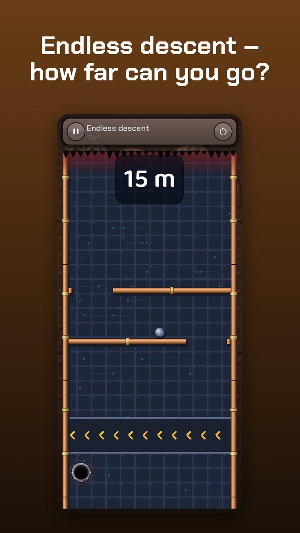 Endless descent – how far can you go?