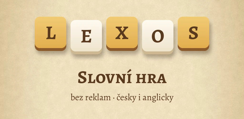 Lexos – slovní hra bez reklam, česky i anglicky