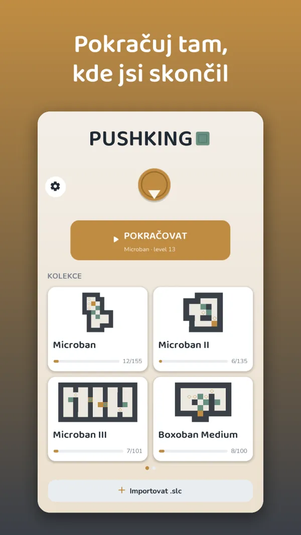 Pokračuj tam, kde jsi skončil