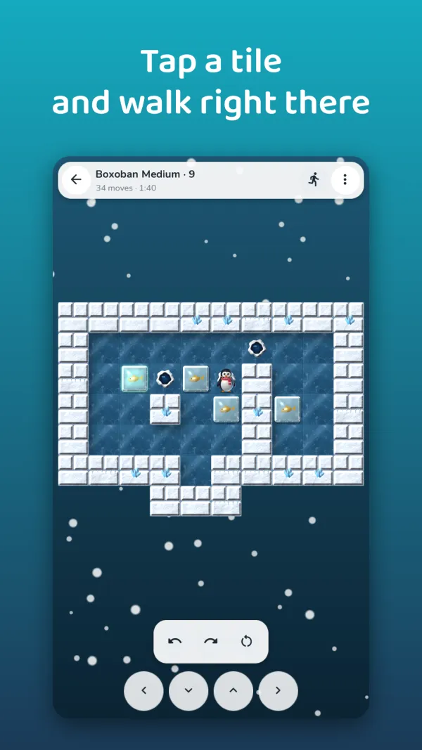 Tap a tile and walk right there